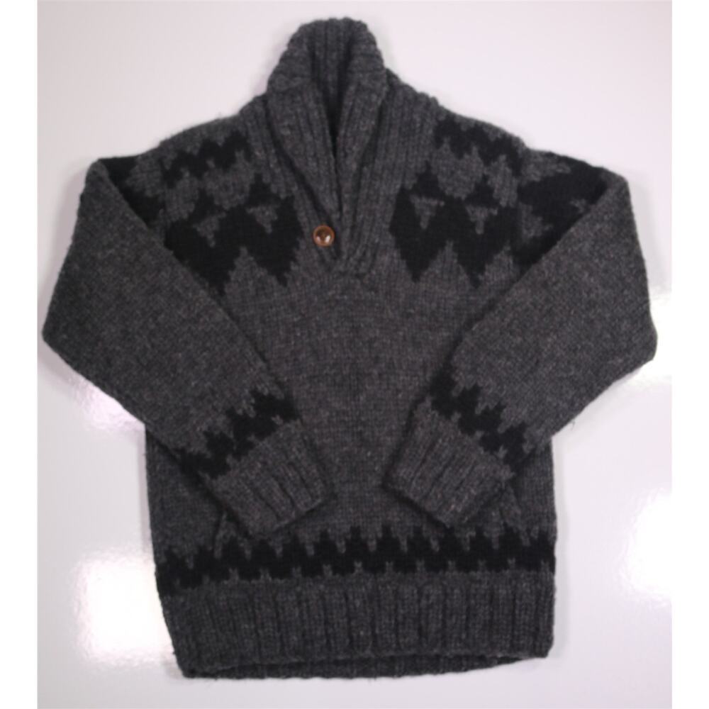 Filson Collectors Handmade Wolf Pass Canadian Artisans Shawl Wool Sweater XS